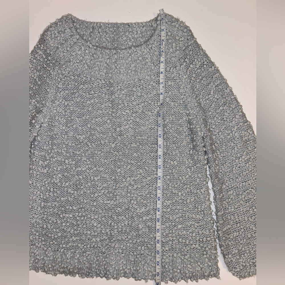 BillaBong pale blue, cowl neck popcorn sweater sz‎ Medium - Picture 8 of 9